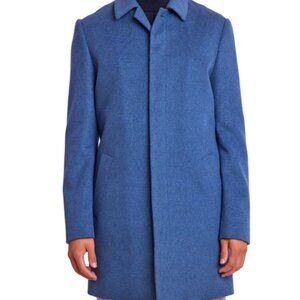 PAISLEY & GRAY Topper Coat - Arctic Blue Soft Touch - SMALL - NWT